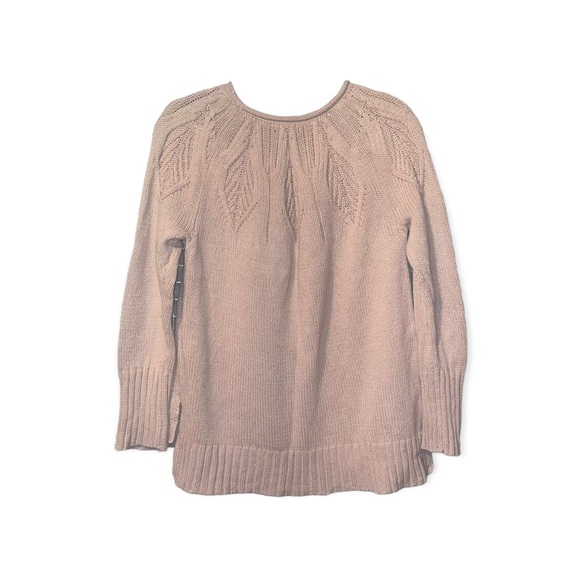 CHAPS Pink Roll Neck Sweater with Silver Flecks M - Picture 3 of 7